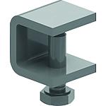 Cover clamp for cable ladder/riser conduit