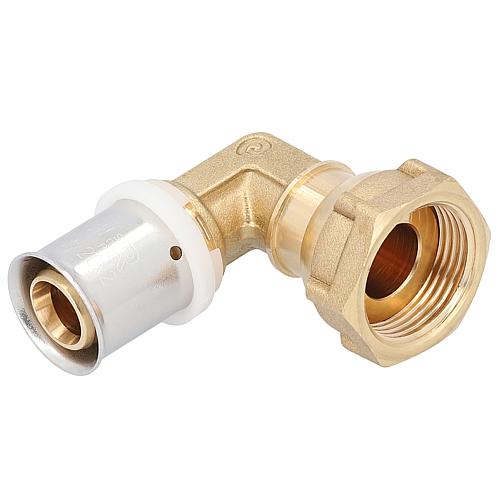 Elbow screw connector with IT, flat sealing Standard 3