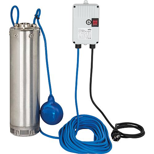 Wilo-SUB TWI5 underwater pump, with integrated float switch, suction through suction basket Standard 1