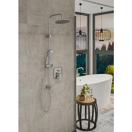 Idealrain shower system for combination with flush-mounted fittings Anwendung 1