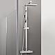 Skyline shower system with handheld rod shower and thermostat Anwendung 1