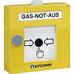Gas emergency stop button
