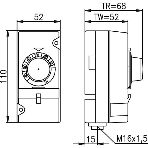 Contact thermostats ATR 83 Standard 2