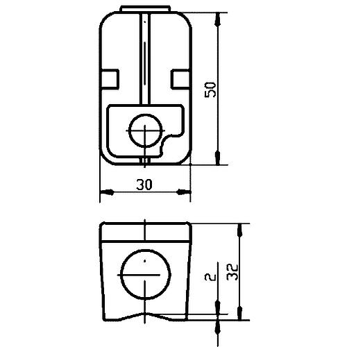 JUMO Rohr-Anlege-Fühler  PT 100  Standard 2