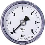 Rohrfeder-Manometer ø 40 mm, DN 6 (1/8") axial