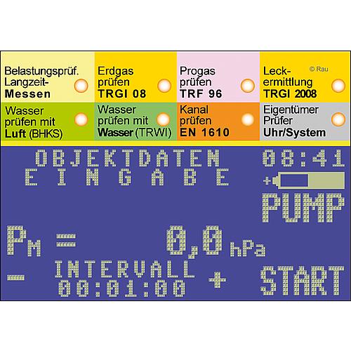 Digitales Dichtheitsprüfgerät DPG 02 TOUCH Anwendung 1