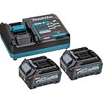 Kit de batteries 40 V, 2 x 2,5 batteries Ah  + 1 x chargeur