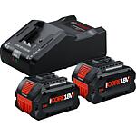 Akku-Set 18 V, 2 x 8,0 Ah ProCORE+ Akkus und Ladegerät