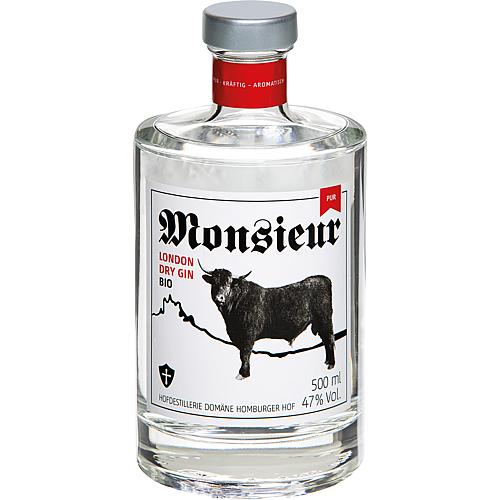 Monsieur London Dry GIN PUR 47% Vol., 100 ml Standard 1