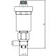 Automatic air vent valve DN 10 (3/8") Standard 2