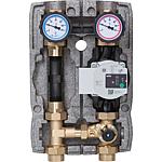 Heating circuit set Easyflow DN25 (1") with 3-way mixing valve and heat meter circuit