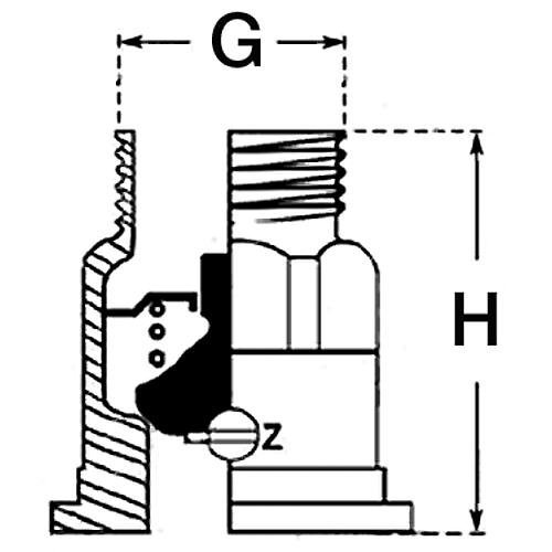 Schwerkraftbremse Typ 51FA Standard 2