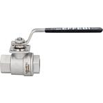 Ball valves, IT x IT with stainless steel lever