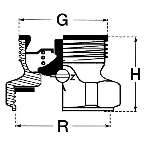 Schwerkraftbremse Typ 23 Standard 2