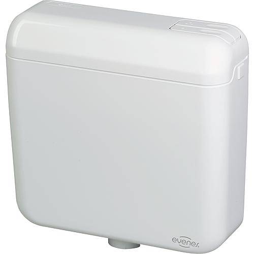 Evenes Surface-mounted cisterns 2-quantities, white 5+1 package Anwendung 1