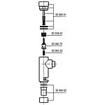 Spare parts for toilet pressure flusher, type 877 VELA