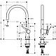 Talis M54 sink unit mixer Funktion 1