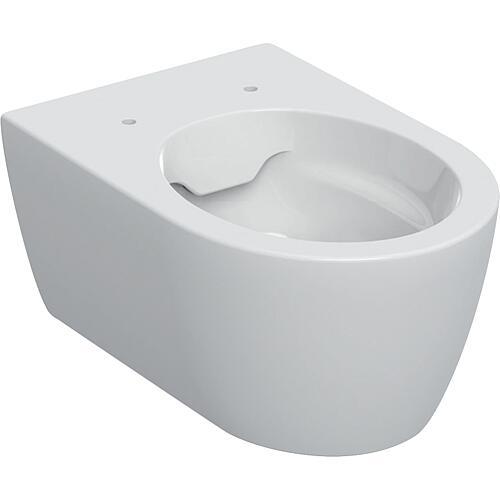 WC suspendu à fond creux Geberit ICon blanc, sans bride, avec Kera-Tect, lxHxP : 350x330x530mm Standard 1