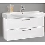 Washbasin base cabinets with washbasins