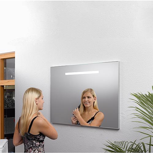 Mirror Namsen with illuminated LED trim Anwendung 2