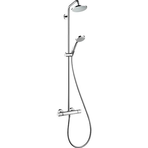 Brause-System Croma Showerpipe 160 1jet, mit Thermostat Standard 1