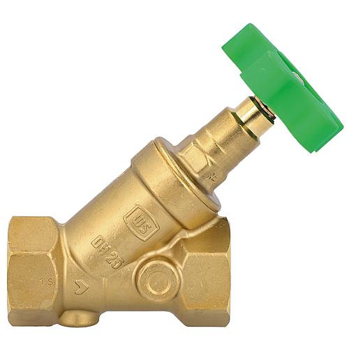 WS free-flow valves made of forging brass, without draining Standard 1