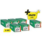 5 x Senkkopfschrauben Teilgewinde + 1 x gratis Pack, 4,5 x 70 mm