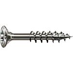 SPAX® window fitting mounting screw, partial thread, WIROX ®, countersunk head, T-STAR plus, 4CUT point, hardened, anti-friction c