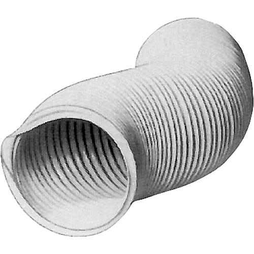 Flexible plastic pipe with wire insert