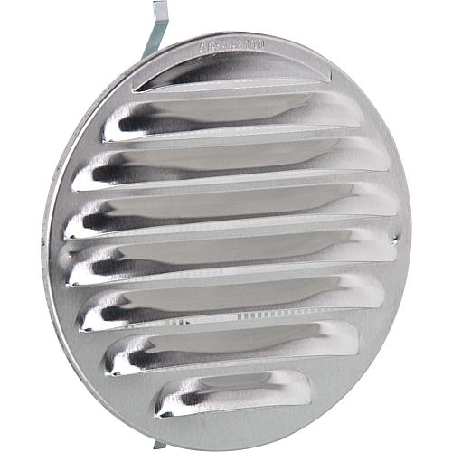 Grille d'aération ronde LGR 100al dim ext 130 mm / Diamètre nominal 100-125 / Alu anodisé