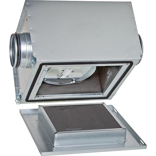 Flach-Radialventilator schallgeschützt, Silent Box SB, DN 125-250 (V = bis 1190 m³/h) Standard 1