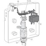 Winner model flush-mounted cistern