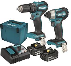 Akku-Set MAKITA mit 2 x 3,0 Ah Li-Ion Akkus