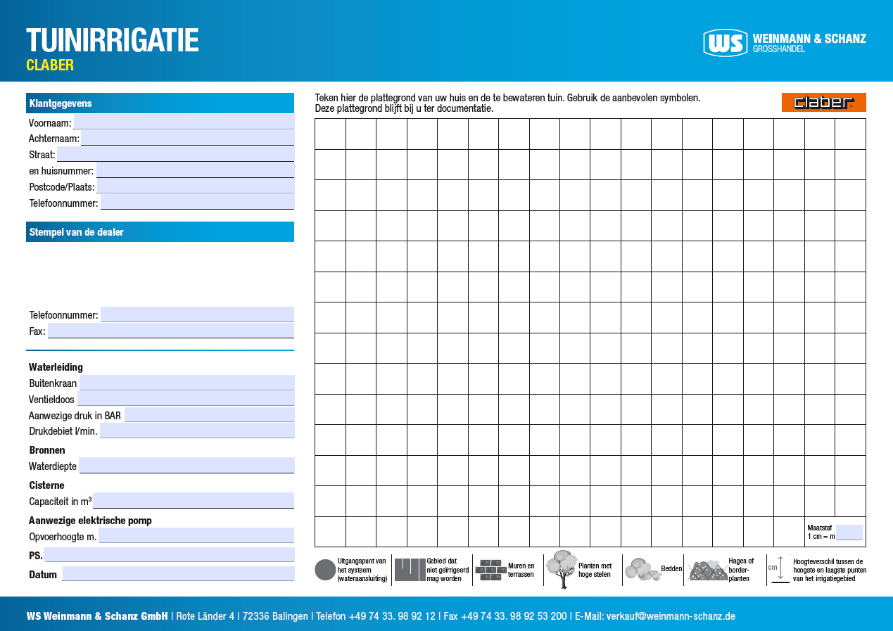 <p>Formulier voor ontwerp van tuinsproeisysteem</p> 