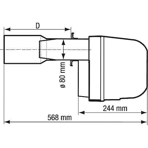 Oil blue burner BNR 100/110 Standard 5