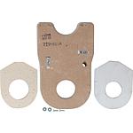 Protection thermique kit porte e brûleur, convient pour Buderus/Sieger: G115-17/28/34 BE RLU, G115-21/28/34 V2, G115-25/32/40 WS V2, G115/21/28/34 BE V3