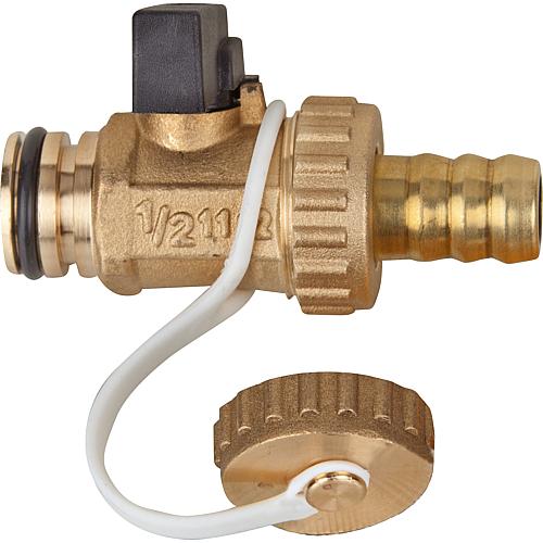 Fill and drain valve for Buderus 7101556