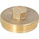 Brass screwed cover for flush-mounted housing type: KOAX Standard 1