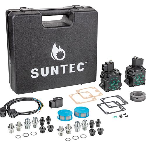Suntec mallette de service AU 47 - kit universel Suntec avec 2 pompes de rechange