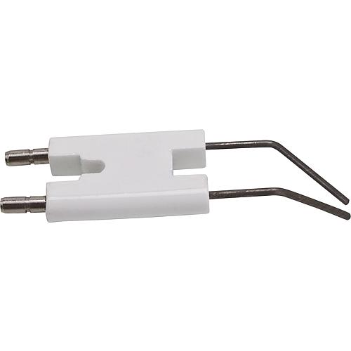 Double ignition electrode suitable for weishaupt WL 10, WL 15, WL 20, WL5-A, WL5-A-H-LN