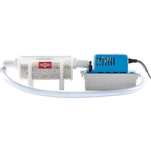 Kit neutraliseur et pompe de relevage de condensats pour chaudière à condensation gaz  Standard 1