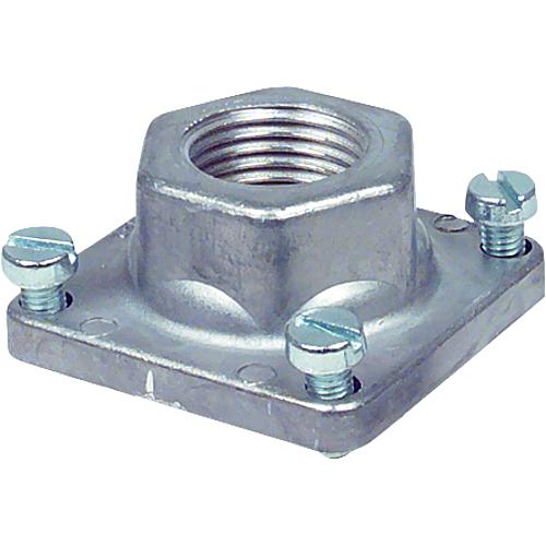 Connection flange, straight Standard 1