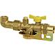 Accessories for gas shut-off ball valve for single-pipe gas meter DN25