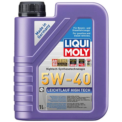 Huile de moteur LIQUI MOLY démarrage facile High Tech 5W-40 Standard 1