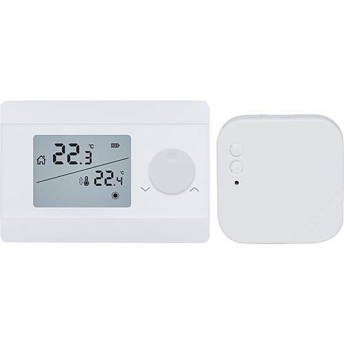 Wireless room thermostat Digital Silver type TA/RF S Standard 1