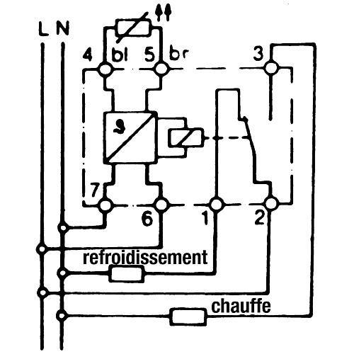 Régulation de température universelle ITR-3 528 800 avec sonde à distance de 0 jusqu'à 60°C Standard 2