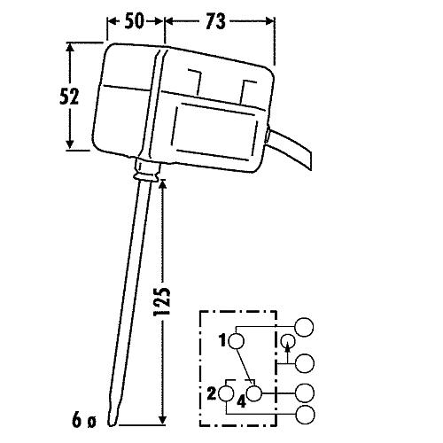 Rauchgas-Thermostat WS 519 Standard 2