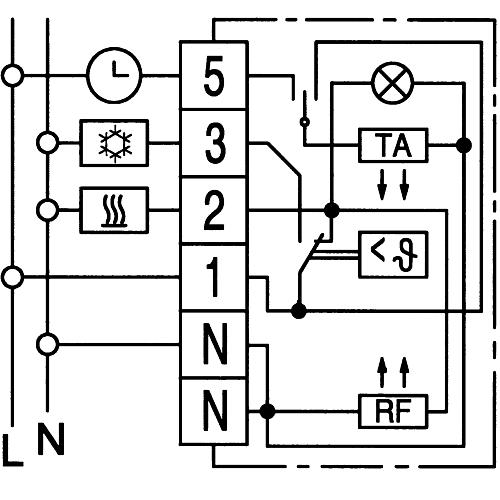 Room temperature controller RTR-E 6726