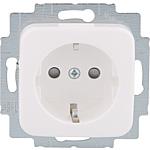 Busch-Jägher SI flush-mounted earthed socket with child protection, 20 EUCKS-214 1 piece
