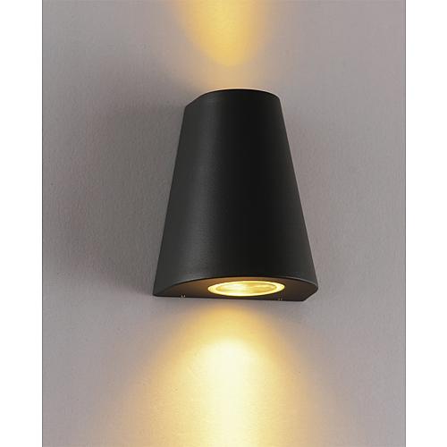 Trapezoidal external wall light Anwendung 2